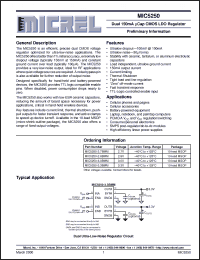 Click here to download MIC5250-2.7BMM Datasheet