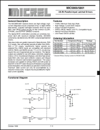 Click here to download MIC5801BN Datasheet