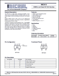 Click here to download MIC913 Datasheet