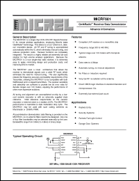 Click here to download MICRF001 Datasheet
