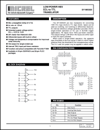 Click here to download SY100S325 Datasheet