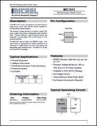 Click here to download MIC1815 Datasheet