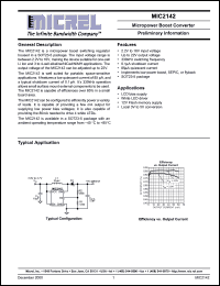 Click here to download MIC2142 Datasheet