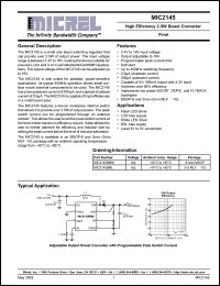 Click here to download MIC2145BML Datasheet