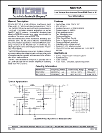 Click here to download MIC2185BM Datasheet