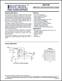 Click here to download MIC2198BML Datasheet