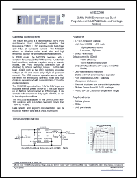 Click here to download MIC2206 Datasheet