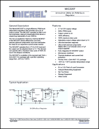 Click here to download MIC2207 Datasheet