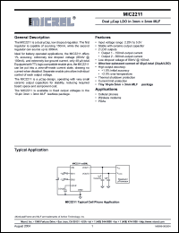 Click here to download MIC2211-1.5/3.1BML Datasheet
