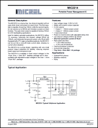 Click here to download MIC2214-2.5/1.8BML Datasheet