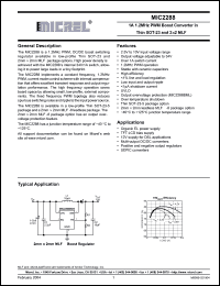 Click here to download MIC2288 Datasheet