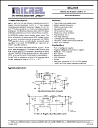 Click here to download MIC3000BML Datasheet