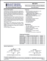 Click here to download MIC3975-2.5BMM Datasheet