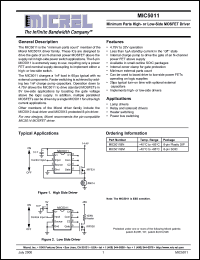 Click here to download MIC5011 Datasheet