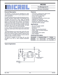 Click here to download MIC502BM Datasheet