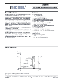 Click here to download MIC5191BMM Datasheet