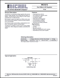 Click here to download MIC5212 Datasheet