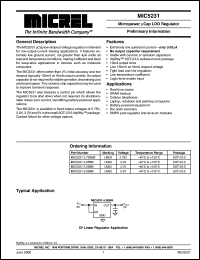 Click here to download MIC5231 Datasheet