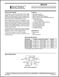 Click here to download MIC5249 Datasheet
