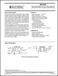 Click here to download MIC5252-2.85BML Datasheet