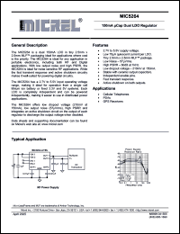 Click here to download MIC5264-MMYML Datasheet