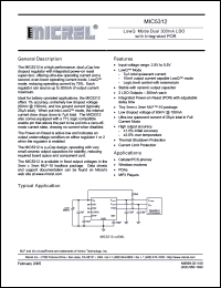 Click here to download MIC5312-DKBML Datasheet