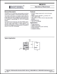 Click here to download MIC6315 Datasheet