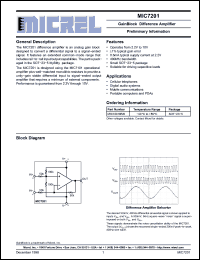 Click here to download MIC7201 Datasheet