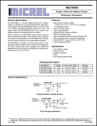 Click here to download MIC79050 Datasheet