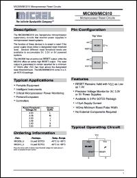 Click here to download MIC809 Datasheet