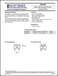 Click here to download MIC820BC5 Datasheet