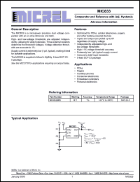 Click here to download MIC833 Datasheet