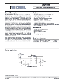 Click here to download MICRF008 Datasheet