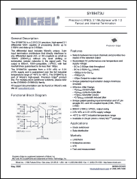 Click here to download SY89473UMGTR Datasheet
