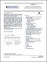 Click here to download SY89850UMGTR Datasheet