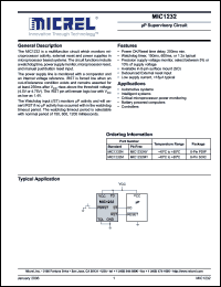 Click here to download MIC1232MY Datasheet