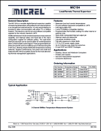 Click here to download MIC184YM Datasheet