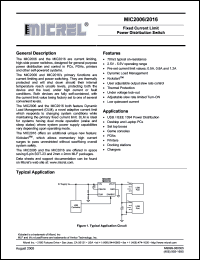 Click here to download MIC2006-0.8YM6 Datasheet