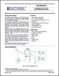 Click here to download MIC2008YM6 Datasheet