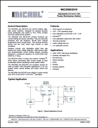 Click here to download MIC2008YML Datasheet