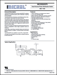 Click here to download MIC2076-2YM Datasheet