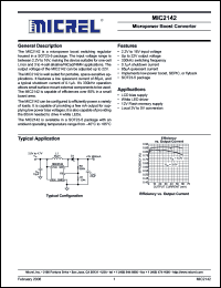 Click here to download MIC2142YM5 Datasheet