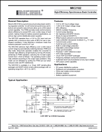 Click here to download MIC2182YM Datasheet