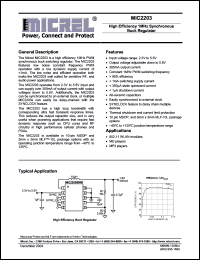 Click here to download MIC2203 Datasheet