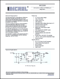 Click here to download MIC2208 Datasheet