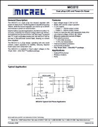 Click here to download MIC2212-SBBML Datasheet