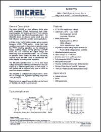 Click here to download MIC2285YML Datasheet