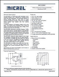 Click here to download MIC2289C-34YML Datasheet