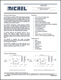 Click here to download MIC2297-42BML Datasheet