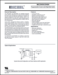 Click here to download MIC2549A-2YN Datasheet